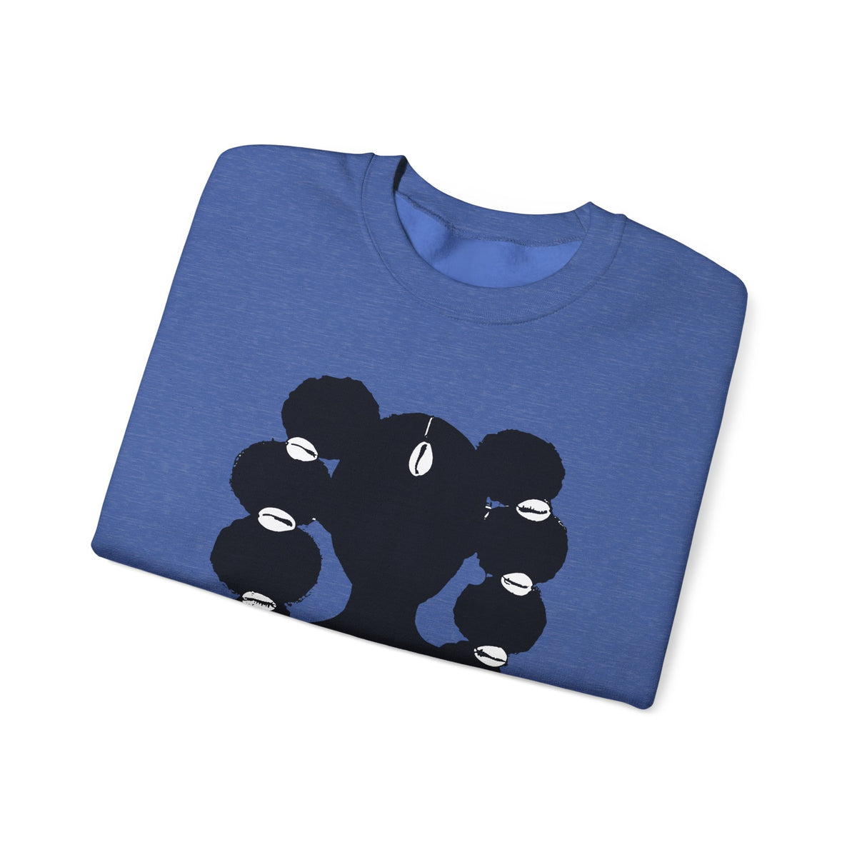 Copy of Fro Hawk with Cowrie Shells Crewneck Sweatshirt