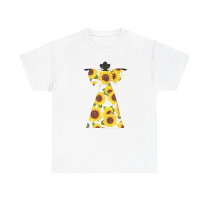 Sunflower Dress Unisex Heavy Cotton Tee - Yes Lioness Arts