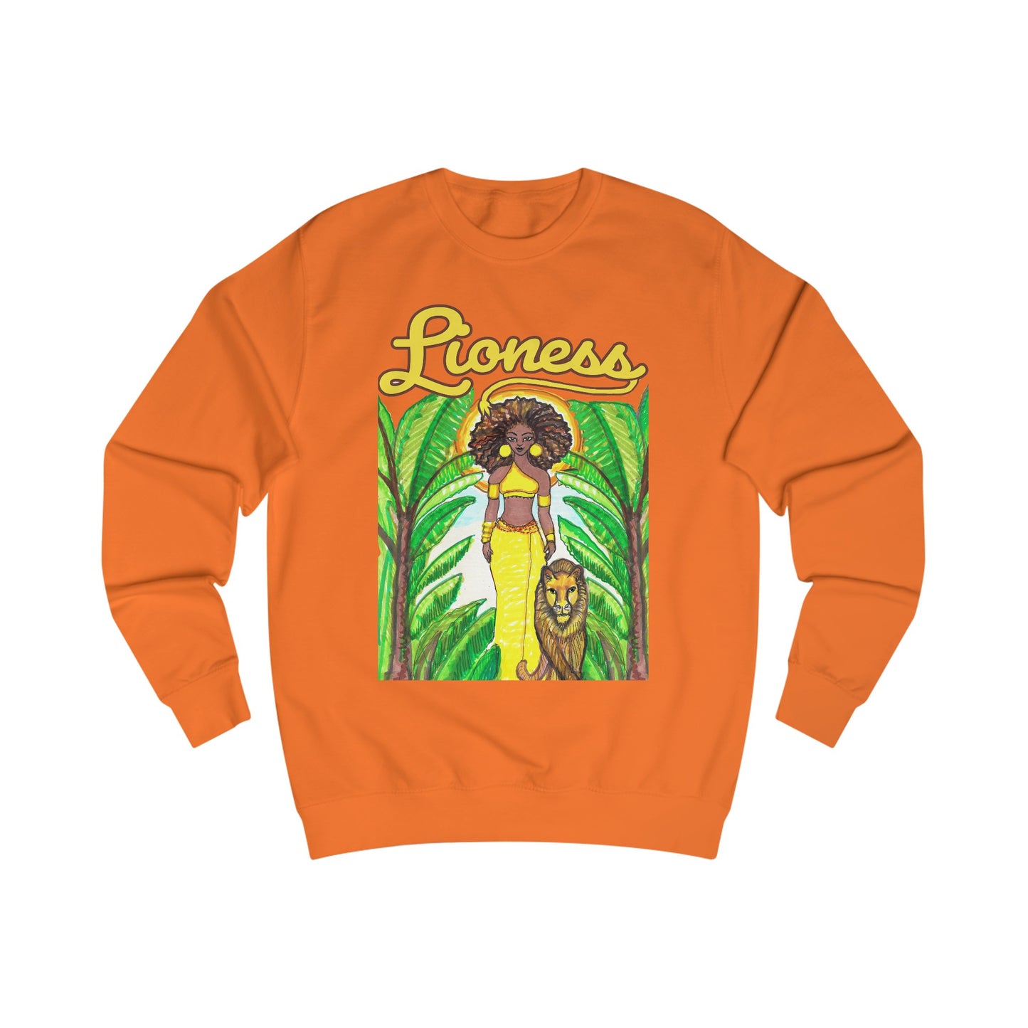 Lioness Graphic Unisex Sweatshirt - Yes Lioness Arts