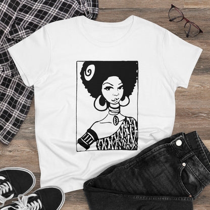 The Sassy Nzinga Tee - Yes Lioness Arts