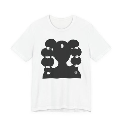 Afro Ponytails & Cowries Shells T- Shirt