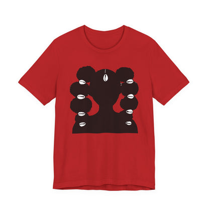 Afro Ponytails & Cowries Shells T- Shirt