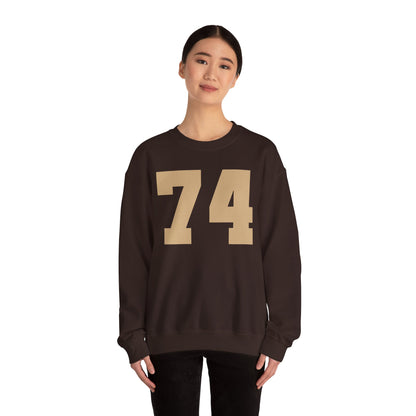 Copy of My Birth Year Custom Unisex Heavy Blend™ Crewneck Sweatshirt Chocolate Brown/Khaki
