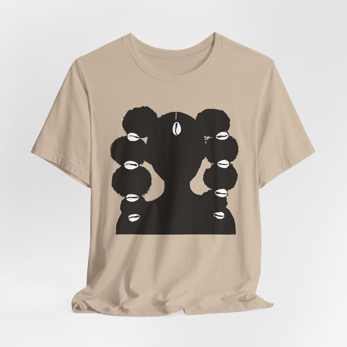 Afro Ponytails & Cowries Shells T- Shirt