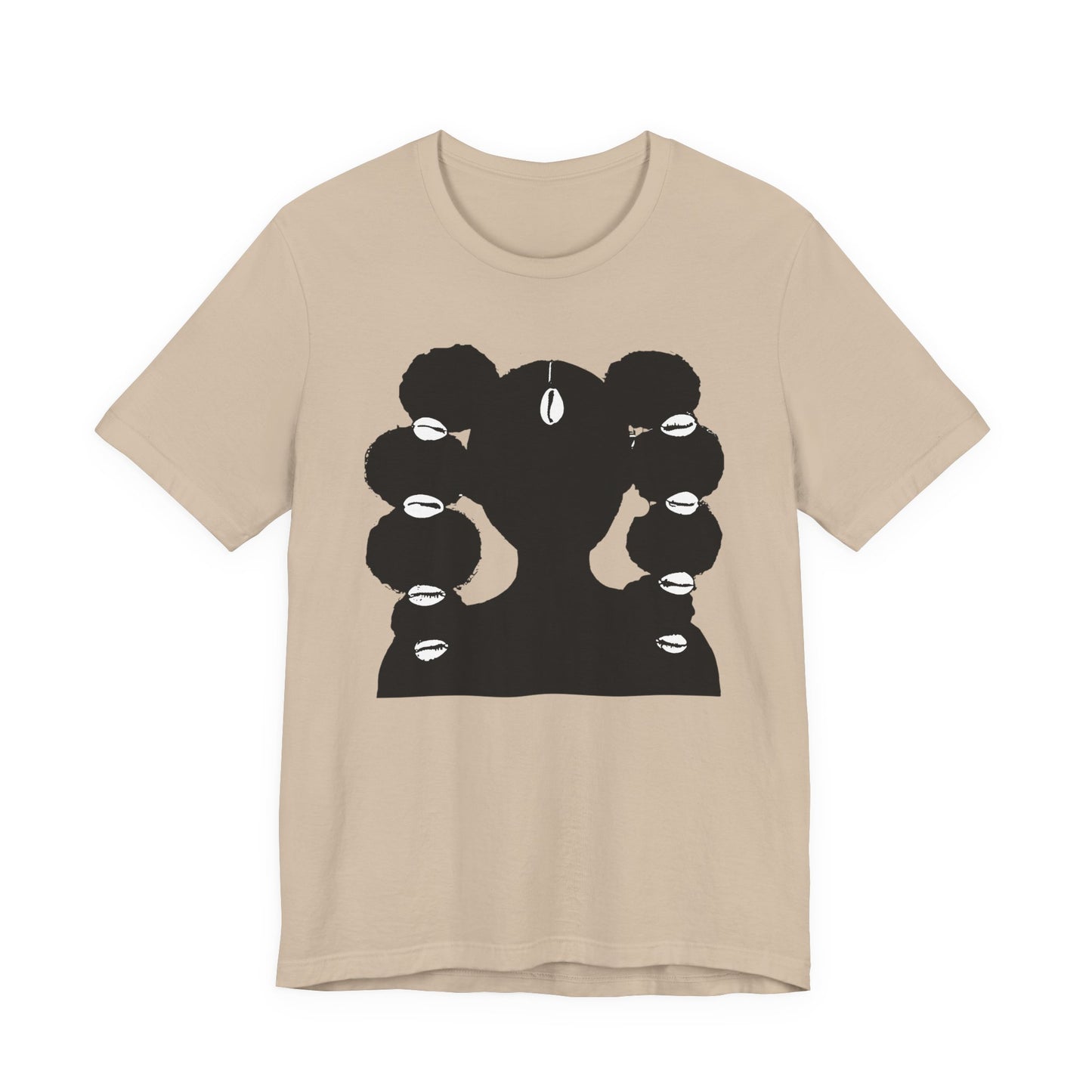 Afro Ponytails & Cowries Shells T- Shirt