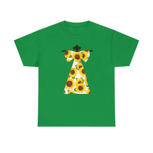 Sunflower Dress Unisex Heavy Cotton Tee