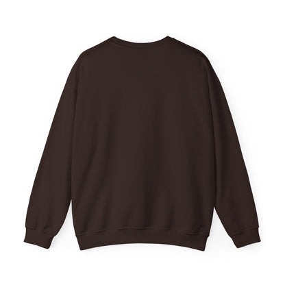 Copy of My Birth Year Custom Unisex Heavy Blend™ Crewneck Sweatshirt Chocolate Brown/Khaki
