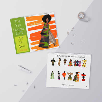 Copy of The Yes Lioness Wall Calendar (2025) Style & Grace!