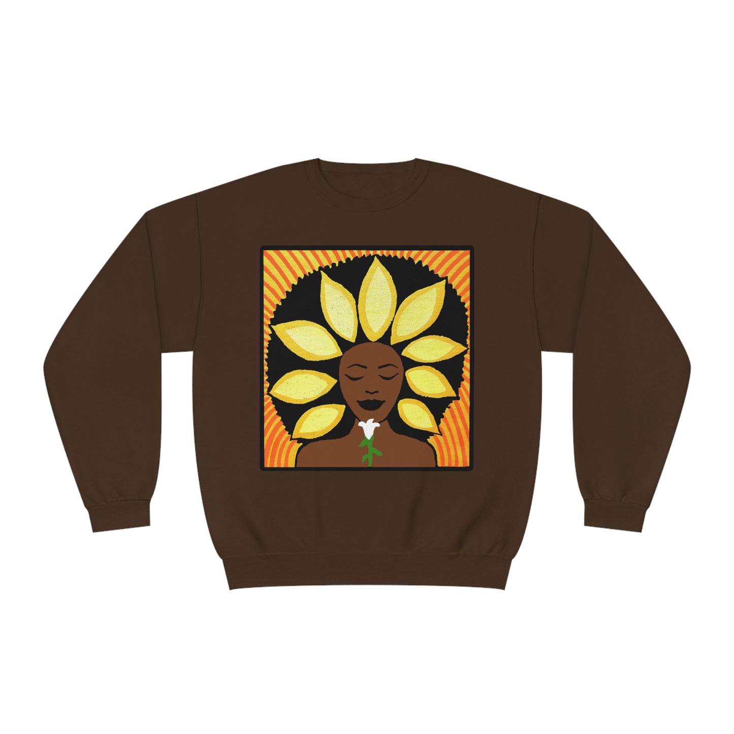 Sunflower Crewneck Sweatshirt - Yes Lioness Arts