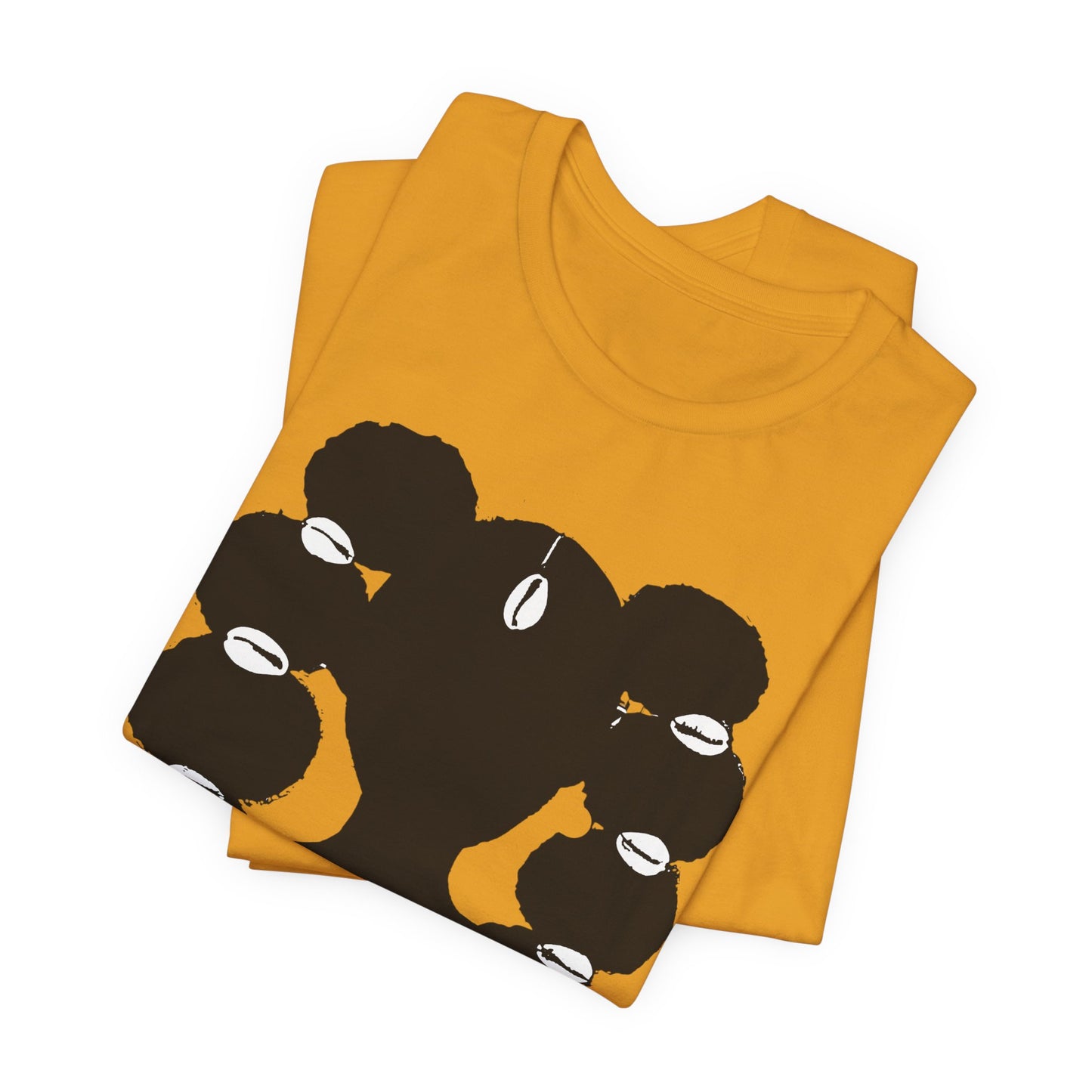 Afro Ponytails & Cowries Shells T- Shirt