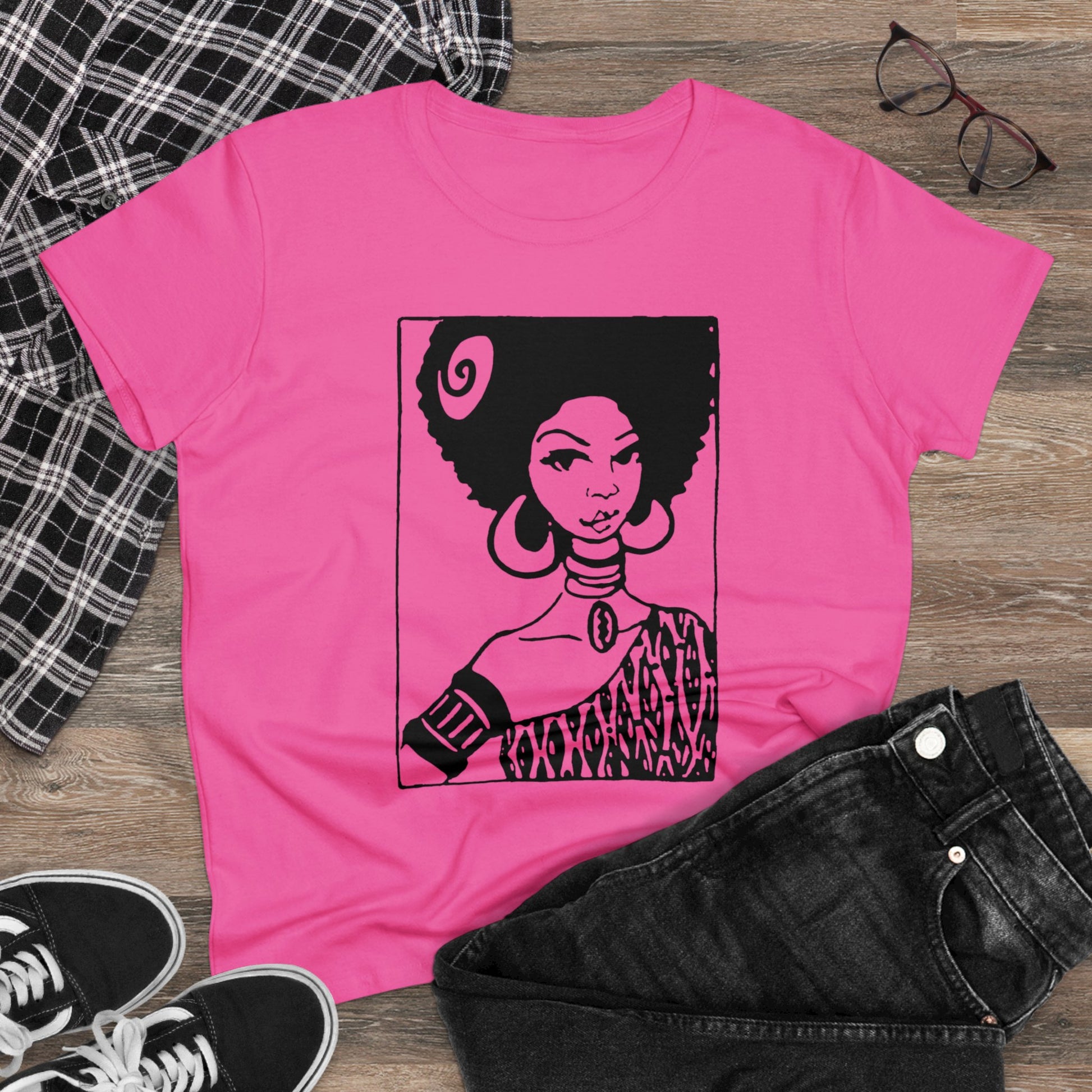 The Sassy Nzinga Tee - Yes Lioness Arts