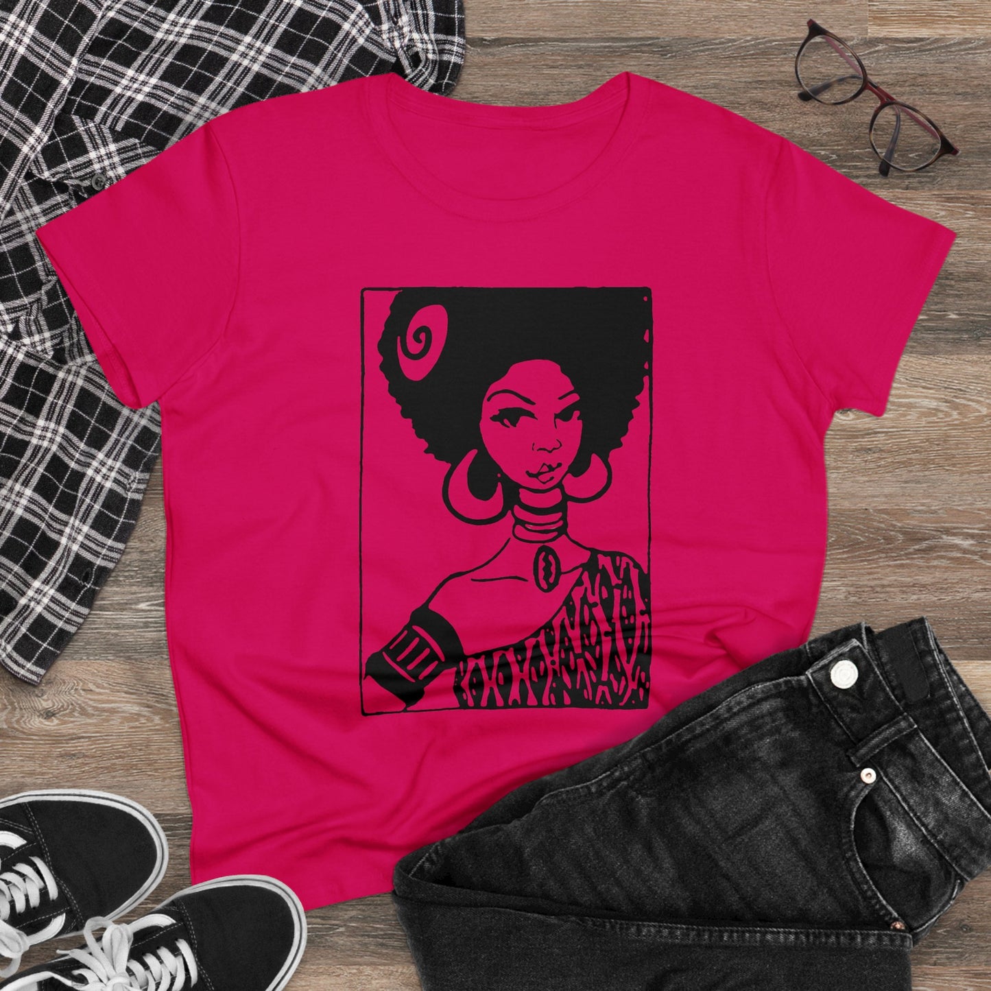 The Sassy Nzinga Tee - Yes Lioness Arts