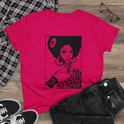 The Sassy Nzinga Tee - Yes Lioness Arts