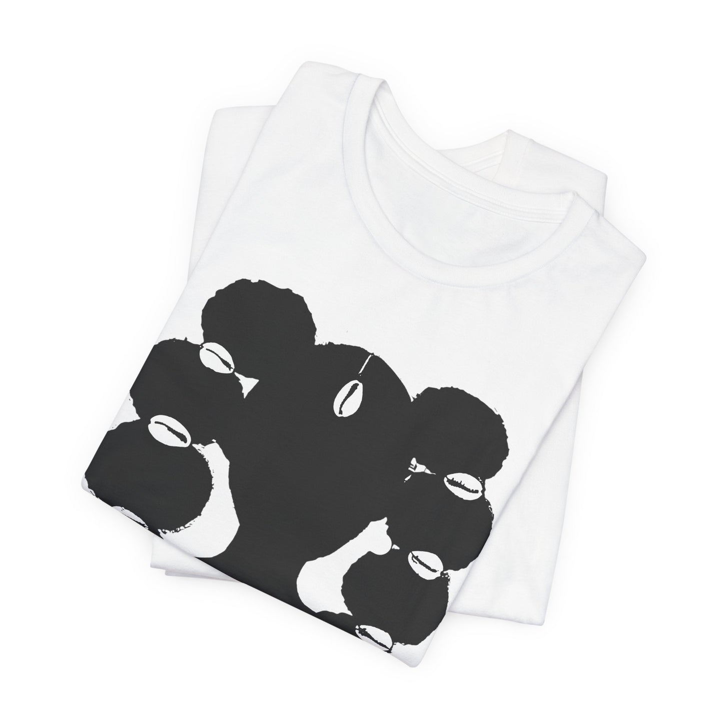 Afro Ponytails & Cowries Shells T- Shirt