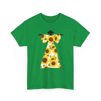 Sunflower Dress Unisex Heavy Cotton Tee - Yes Lioness Arts