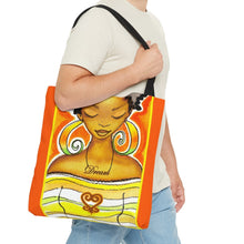 Load image into Gallery viewer, Sankofa Dream Orange Tote Bag