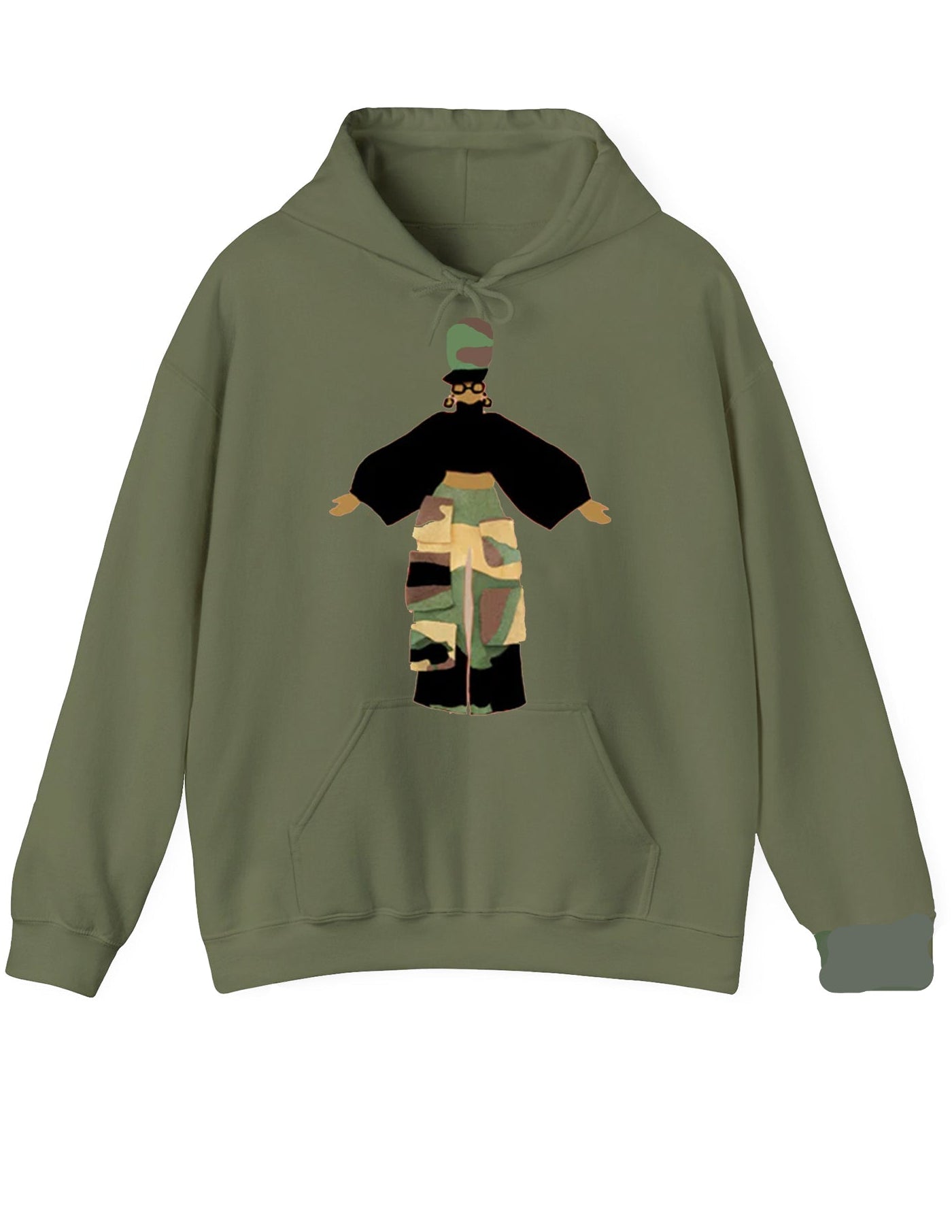 Camo Cargo Queen Unisex Hoodie