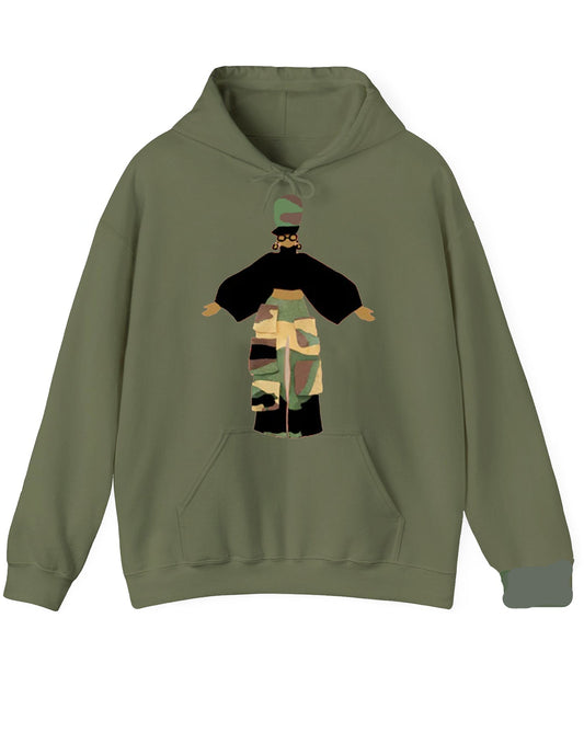 Camo Cargo Queen Unisex Hoodie