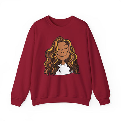 The Imani Curls Crewneck