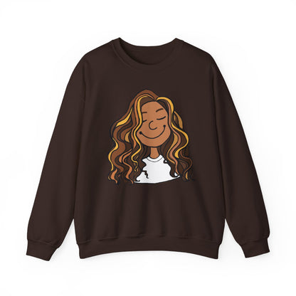 The Imani Curls Crewneck