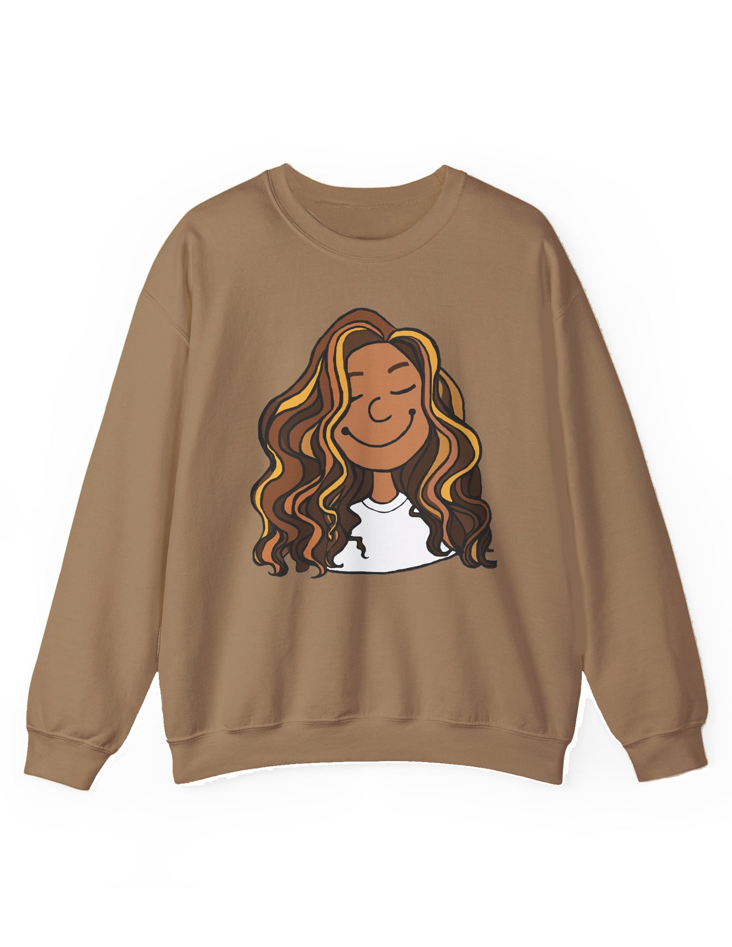The Imani Curls Crewneck