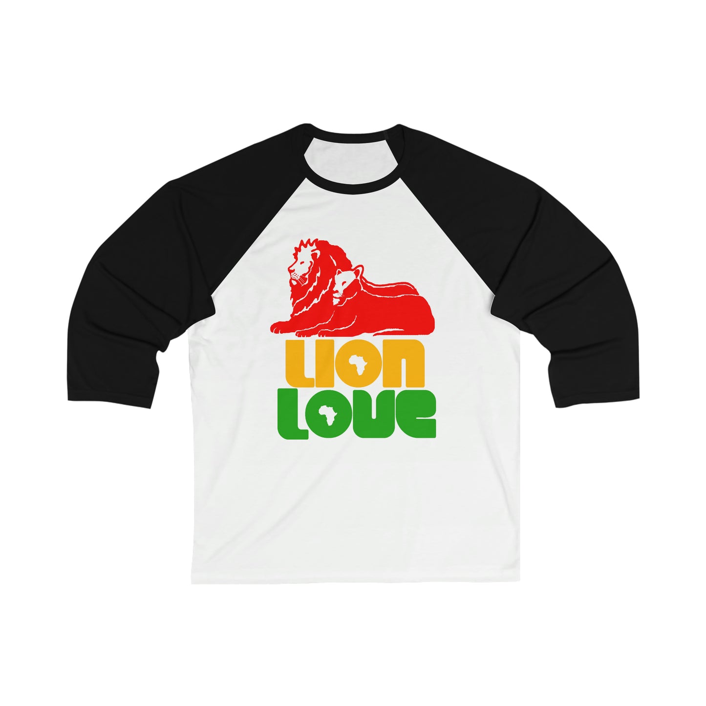 Unisex 34 Sleeve Baseball Tee - Yes Lioness Arts