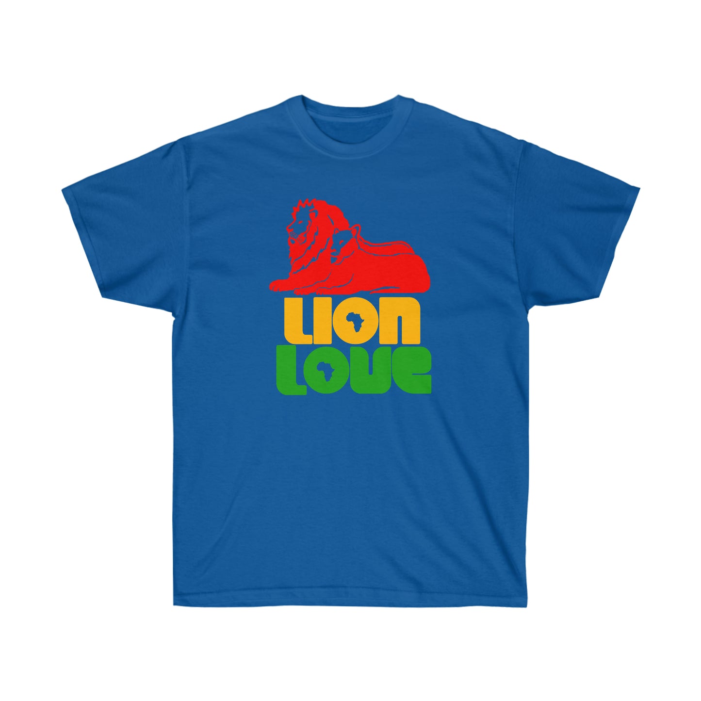 The Lion Love Unisex Ultra Cotton Tee - Yes Lioness Arts