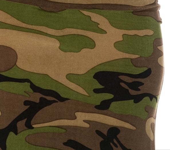 Camouflage Maxi Skirt - Yes Lioness Arts