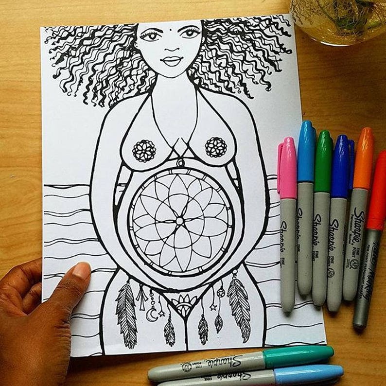 The Maternal Moments Coloring Book - Yes Lioness Arts