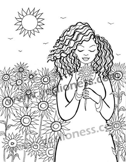 The Natural Goddess Coloring Book for Adults - Yes Lioness Arts