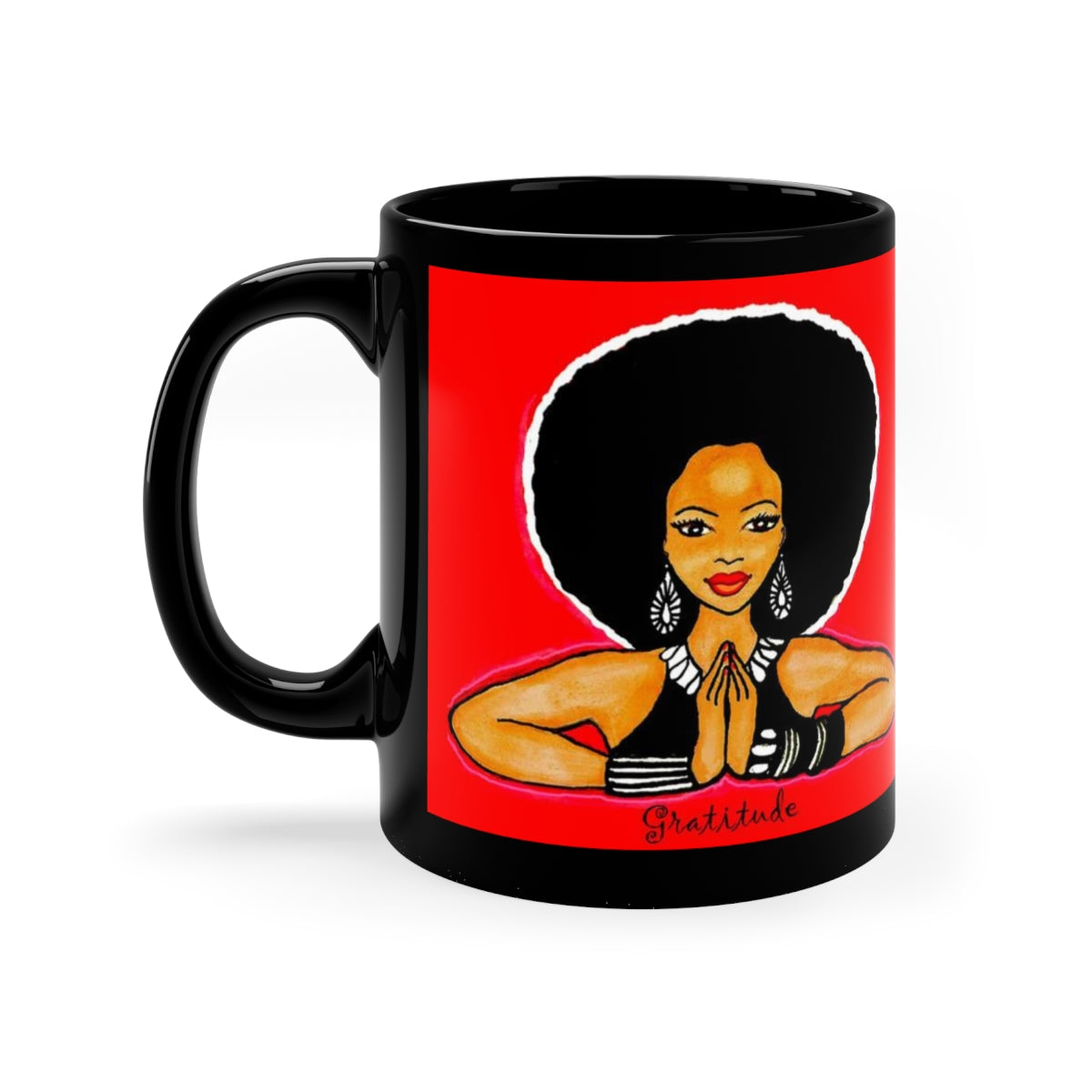 Gratitude & Abundance Mug - Yes Lioness Arts