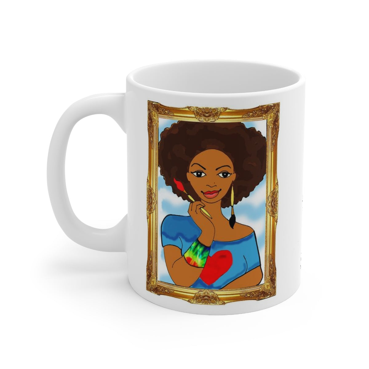 I Am a Work of Heart Mug 11oz - Yes Lioness Arts