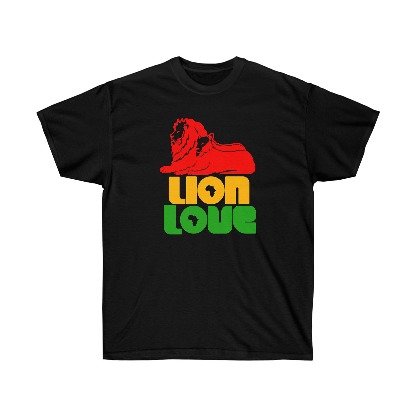 The Lion Love Unisex Ultra Cotton Tee - Yes Lioness Arts